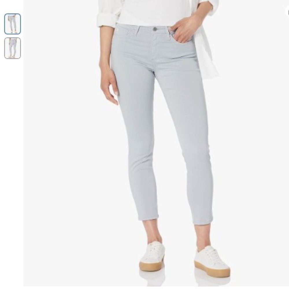 Adriano Goldschmid Women's Prima Mid Rise Cigarette Crop Pant - Size 27 R